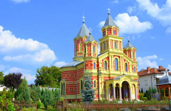 Typical urban landscape in the village Craiova, Romania's 6th largest city and capital of Dolj County
